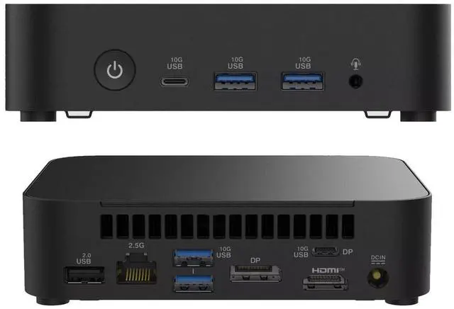 Alt view image 5 of 5 - ASUS NUC 14 Essential Barebone PC | N150 | NO RAM | NO HDD | NO OS | Black