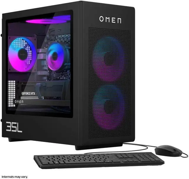 Main image of HP OMEN 35L GT16 Gaming PC | AMD Ryzen 7 | 32GB | 2TB | RTX 5080 | Win 11 P