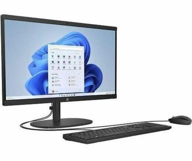 Alt view image 8 of 8 - HP 22-dg0340 21.5" Full HD All-in-One Desktop Computer, Intel N200 1.0GHz, 8GB RAM, 512GB SSD, Windows 11 Home, Jet Black