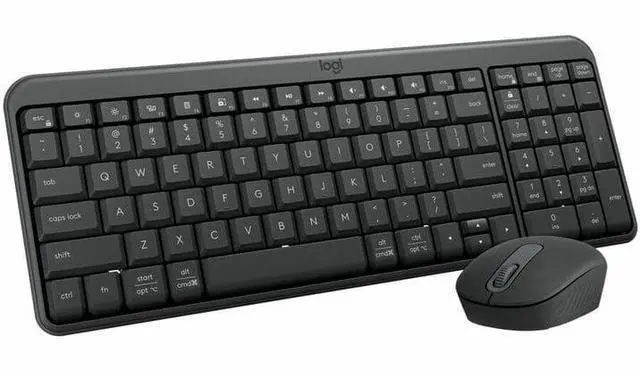 Alt view image 6 of 6 - Logitech MK250 Bluetooth Wireless Mouse and Keyboard Combo - Black