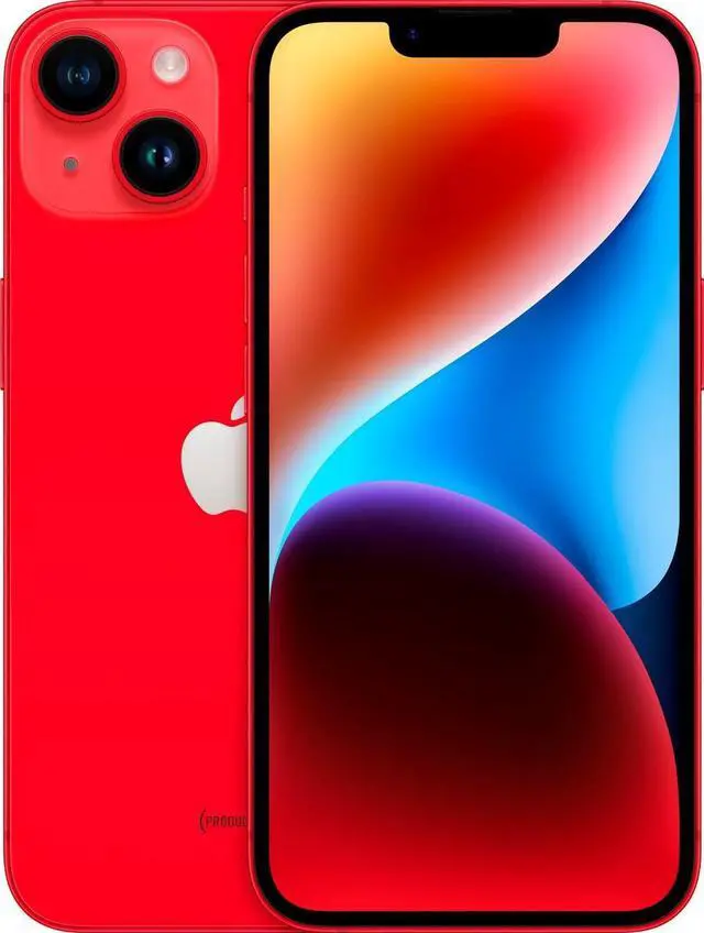Main image of Apple iPhone 14, 256GB, Red for Verizon - MPWF3LL/A