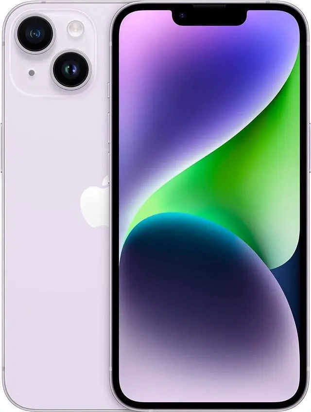 Main image of Apple iPhone 14, 256GB, Purple for Verizon - MPW83LL/A