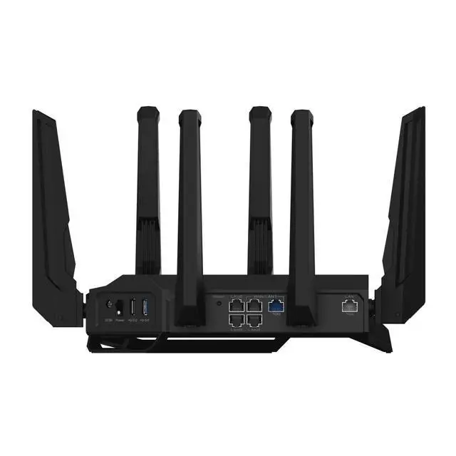 Alt view image 3 of 5 - ASUS RT-BE96U BE19000 802.11BE TriBand Performance WiFi 7 Extendable Router