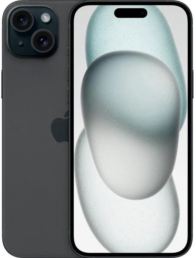 Main image of Apple iPhone 15 Plus, 256GB, Black - Locked to Verizon - MTXX3LL/A