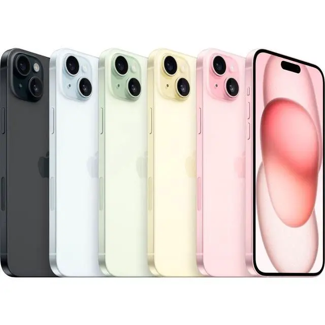 Alt view image 5 of 5 - Apple iPhone 15 Plus, 256GB, Black - Locked to Verizon - MTXX3LL/A