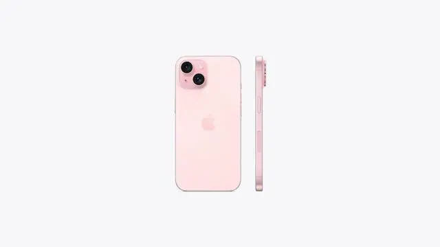 Alt view image 3 of 5 - Apple iPhone 15 Plus, 256GB, Pink for Verizon - MTXY3LL/A