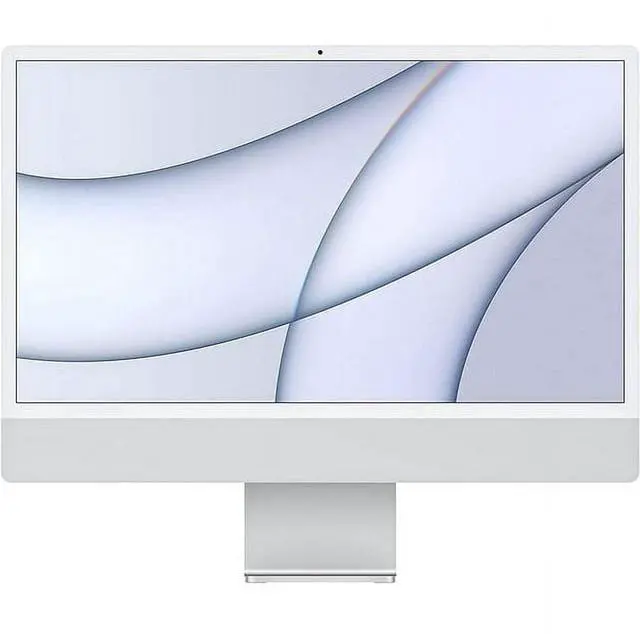 Main image of Apple 2021 iMac | 24" 4.5K | M1 Chip | 8-core CPU | 8GB | 256GB | Silver