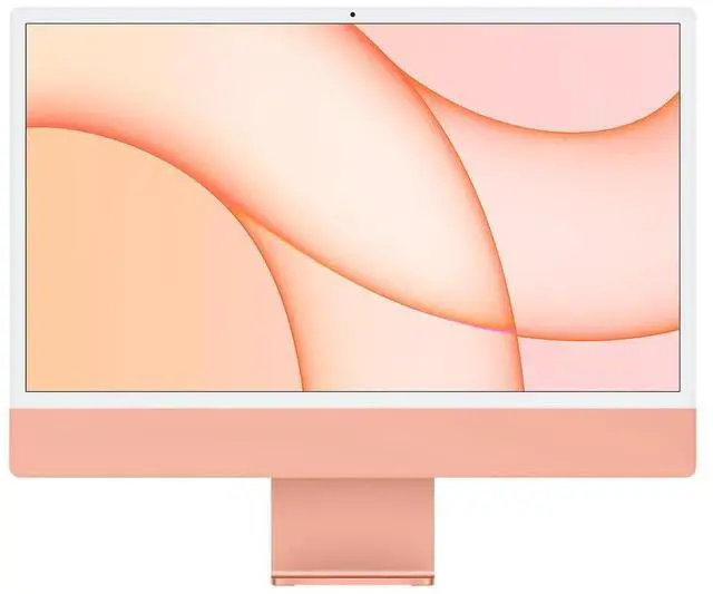 Main image of Apple 2021 iMac | 24" 4.5K | M1 Chip | 8-core CPU | 8GB | 256GB | Orange