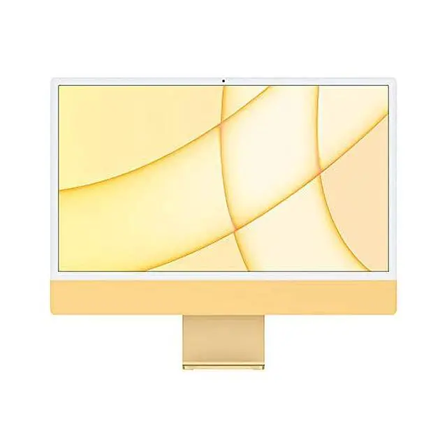 Alt view image 6 of 6 - Apple 2021 iMac | 24" 4.5K | M1 Chip | 8-core CPU | 8GB | 256GB | Yellow