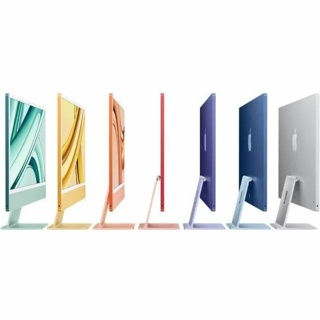Alt view image 5 of 6 - Apple 2024 iMac | 24" 4.5K | M4 Chip | 8-core CPU | 16GB | 512GB | Green