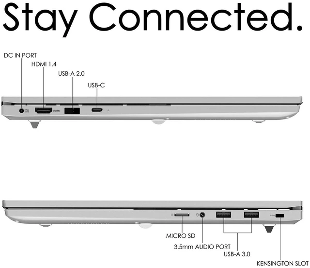 Alt view image 3 of 5 - Gateway GWNR5L1746-SL 17.3 FHD Laptop AMD Ryzen 5 5500U 2.1GHz 8GB 256GB Win11H