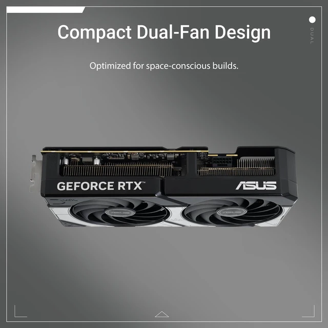 Alt view image 2 of 5 - ASUS Dual GeForce RTX 5070 | 12GB GDDR7 | OC Edition | DUAL-RTX5070-O12G