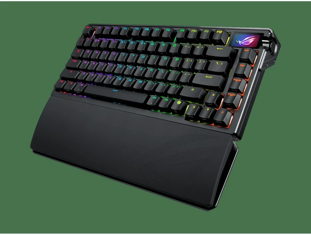 Alt view image 2 of 5 - ASUS ROG Azoth Extreme 75 Custom Gaming Keyboard, ROG NX Storm, Black