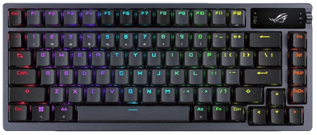 Main image of ASUS ROG Azoth 75% Wireless DIY Custom Gaming Keyboard, ROG NX Storm, Black
