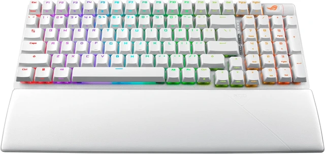 Alt view image 4 of 4 - ASUS ROG Strix Scope II 96 Wireless Gaming Keyboard, Tri-Mode Connect White