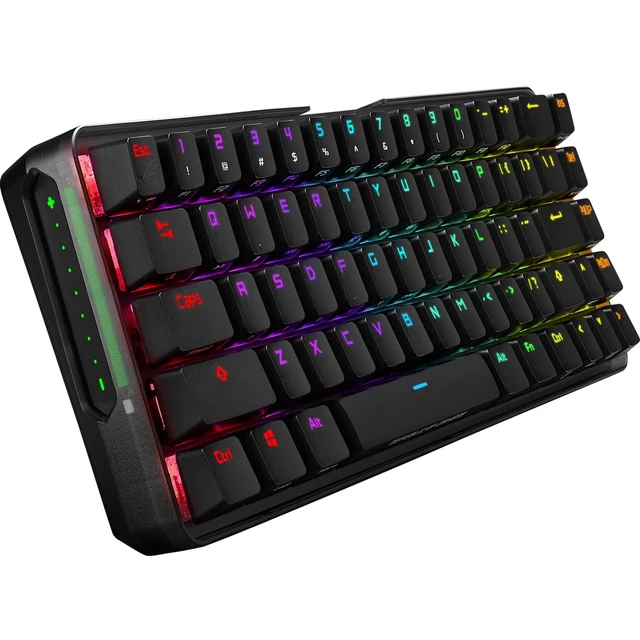Alt view image 3 of 5 - ASUS M601 ROG Falchion Wireless 65% Mechanical Keyboard Cherry MX Red