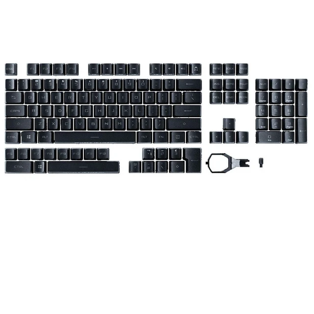 Main image of ASUS ROG PBT Doubleshot Keycaps (AC03) Ultimate RGB Durability Upgrade BlK