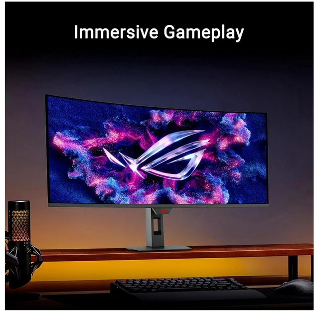 Alt view image 4 of 5 - ASUS ROG Swift OLED PG34WCDM- 34" UWQHD (3440 x 1440) G-SYNC Gaming Monitor