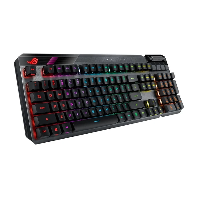 Alt view image 4 of 5 - ASUS ROG Claymore II 100%/80% TKL Wireless RGB Modular Gaming Keyboard, Black