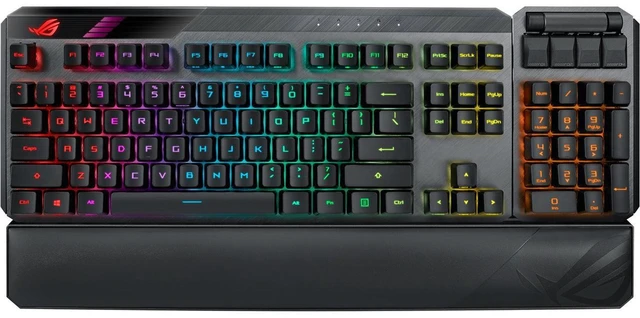 Main image of ASUS ROG Claymore II 100%/80% TKL Wireless RGB Modular Gaming Keyboard, Black