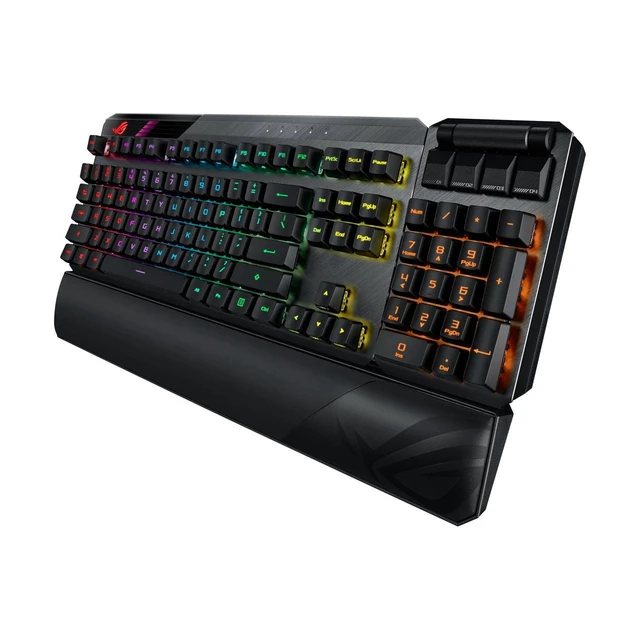 Alt view image 2 of 5 - ASUS ROG Claymore II 100%/80% TKL Wireless RGB Modular Gaming Keyboard, Black