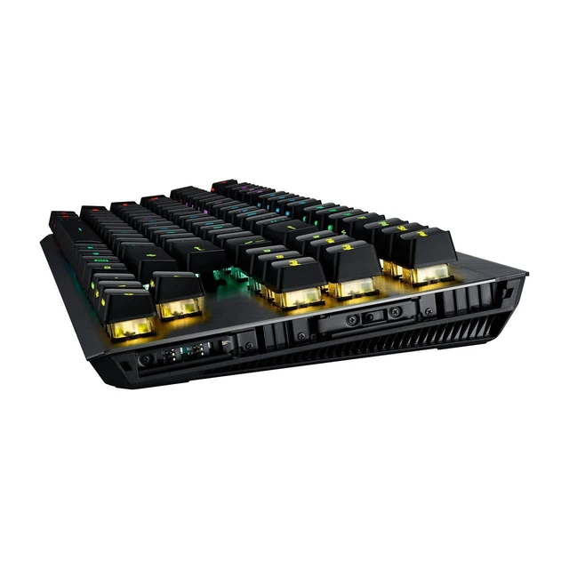 Alt view image 3 of 5 - ASUS ROG Claymore II 100%/80% TKL Wireless RGB Modular Gaming Keyboard, Black