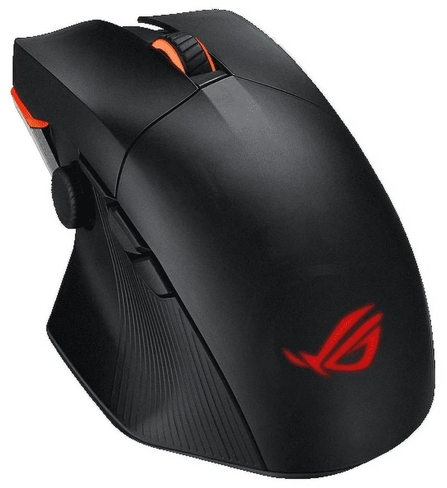 Alt view image 2 of 5 - ASUS ROG Chakram X Gaming Mouse - Tri-mode Connectivity (2.4GHz RF, Bluetooth, Wired), 36000 DPI Sensor, 8000 Hz Polling, Detachable Joystick, Paracord USB-C Cable, Aura Sync RGB, Qi Charging, Black