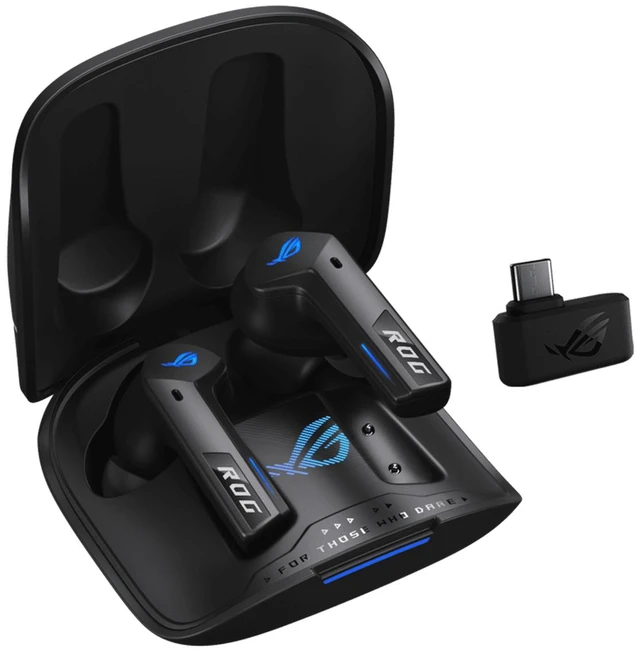 Alt view image 3 of 5 - ASUS ROG Cetra True Wireless SpeedNova Gaming Earbuds Dual-Mode, Black