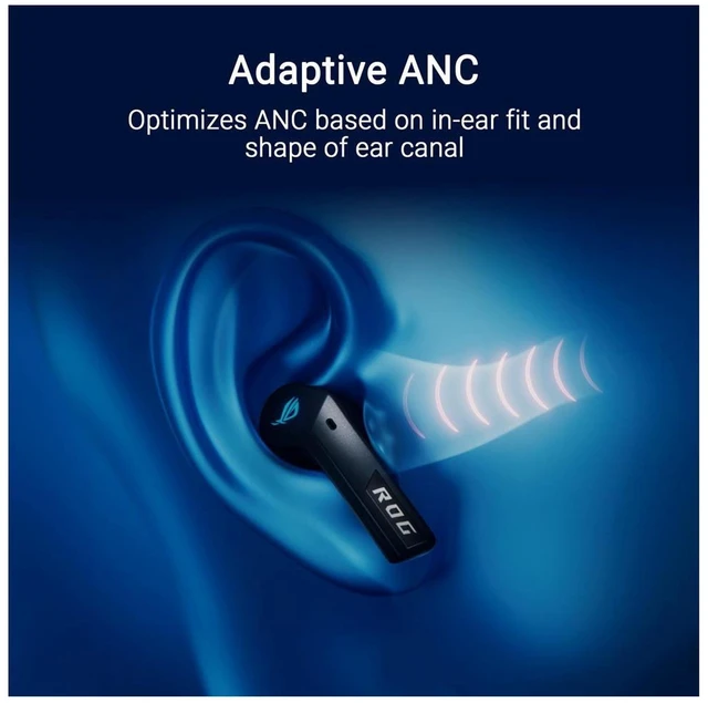 Alt view image 5 of 5 - ASUS ROG Cetra True Wireless SpeedNova Gaming Earbuds Dual-Mode, Black