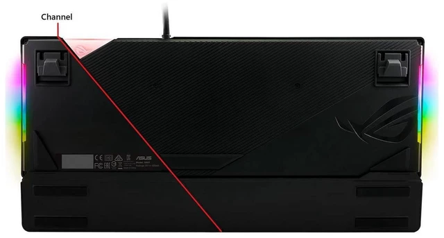 Alt view image 5 of 5 - ASUS ROG Strix Flare Mechanical Gaming Keyboard - Cherry MX Silver Switches