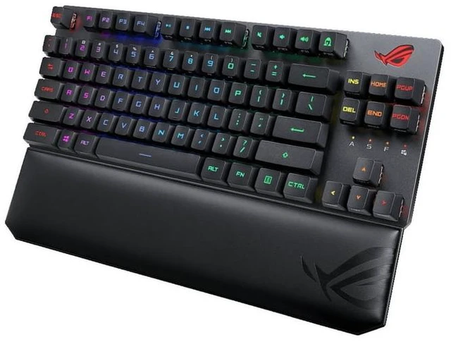 Alt view image 2 of 5 - ASUS ROG Strix Scope RX TKL Wireless Deluxe Gaming Keyboard -Blue Switches