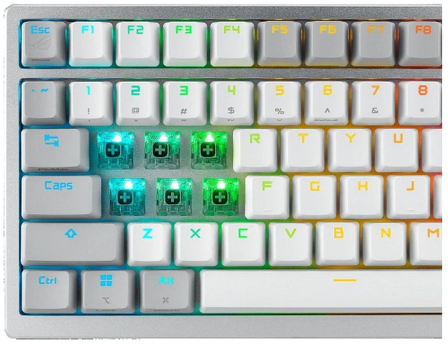 Alt view image 5 of 5 - ASUS ROG Azoth 75% Wireless DIY Custom Gaming Keyboard, ROG NX Storm, Black