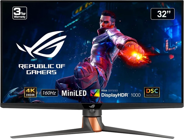 Main image of ASUS ROG Swift 32" 4K Mini LED Gaming Monitor PG32UQXR FreeSync Premium Pro