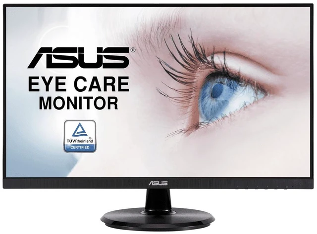Main image of ASUS VA24DQ 23.8 1080P IPS Eye Care Monitor- HDMI DP VGA Speakers FreeSync