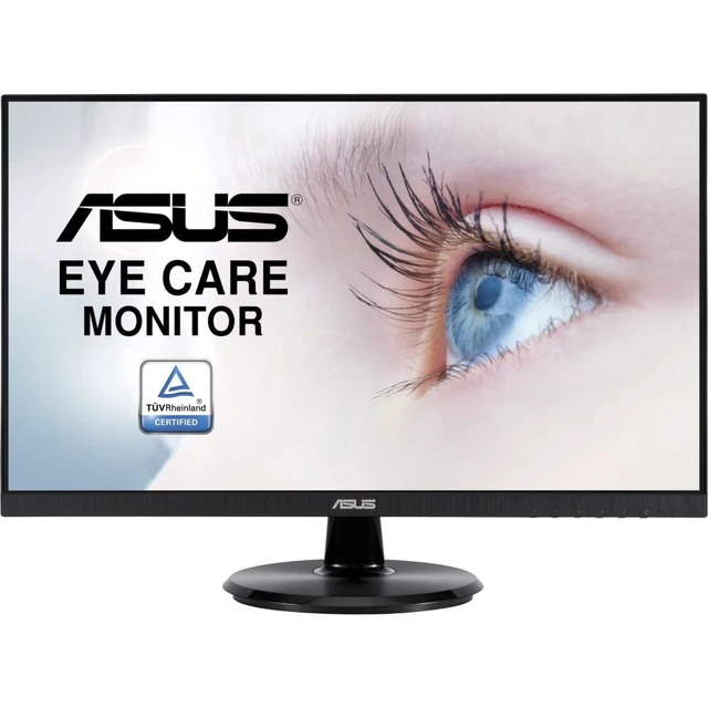 Alt view image 3 of 3 - ASUS VA24DQ 23.8 1080P IPS Eye Care Monitor- HDMI DP VGA Speakers FreeSync