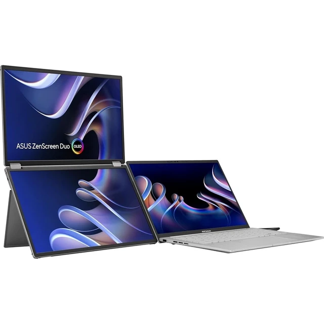 Alt view image 5 of 5 - ASUS ZenScreen Duo MQ149CD 14" Dual OLED Foldable Portable Monitor