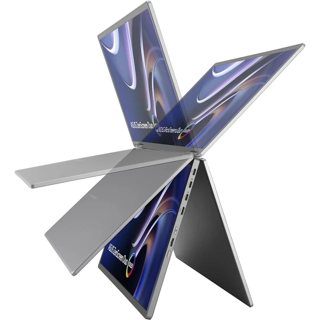 Alt view image 2 of 5 - ASUS ZenScreen Duo MQ149CD 14" Dual OLED Foldable Portable Monitor