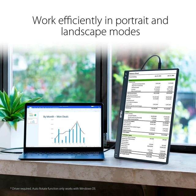 Alt view image 4 of 5 - ASUS ZenScreen MB16ACV 15.6" Portable Monitor | 1080p IPS, USB-C