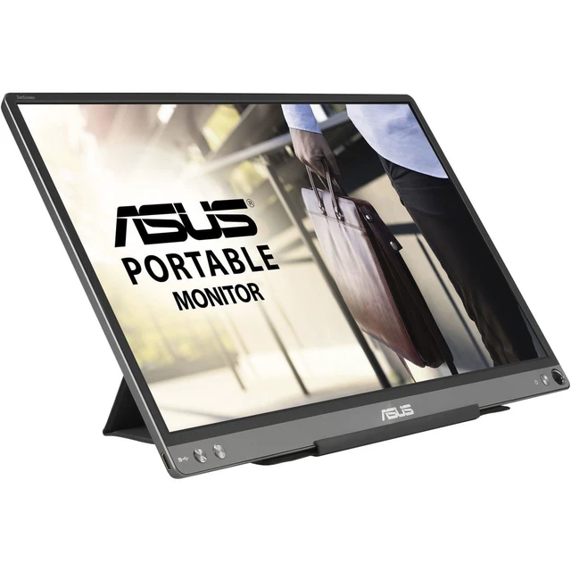 Alt view image 2 of 4 - ASUS ZenScreen MB16ACE 15.6" Portable Monitor FHD 1080p IPS USB-C - Gray