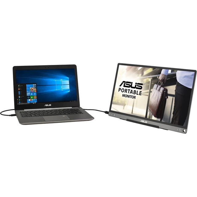 Alt view image 3 of 4 - ASUS ZenScreen MB16ACE 15.6" Portable Monitor FHD 1080p IPS USB-C - Gray
