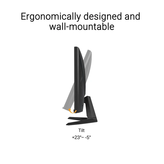 Alt view image 4 of 5 - ASUS TUF VG249QE5A 24-inch Gaming Monitor - 1080p 146Hz 1ms IPS