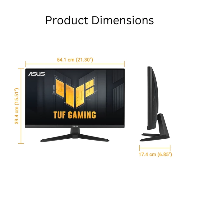 Alt view image 5 of 5 - ASUS TUF VG249QE5A 24-inch Gaming Monitor - 1080p 146Hz 1ms IPS