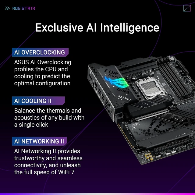 Alt view image 2 of 5 - ASUS ROG Strix X870-F Gaming WiFi Motherboard