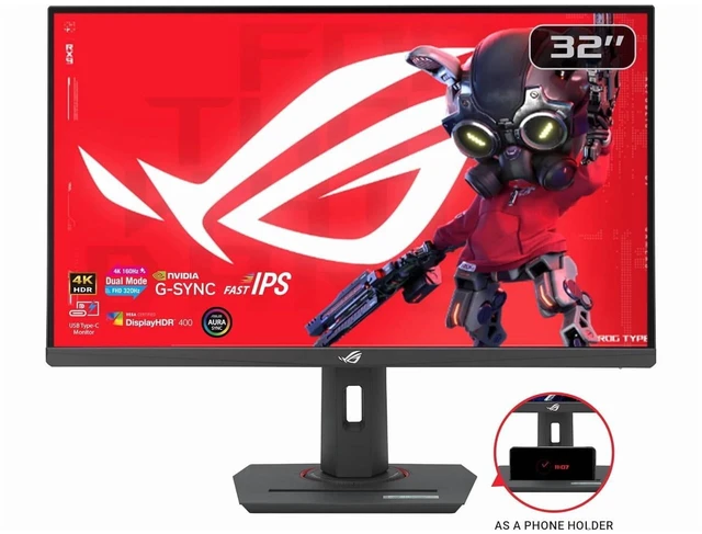 Main image of ASUS ROG Strix XG32UCG 32" 4K Dual Mode Gaming Monitor-320Hz/160Hz Fast IPS