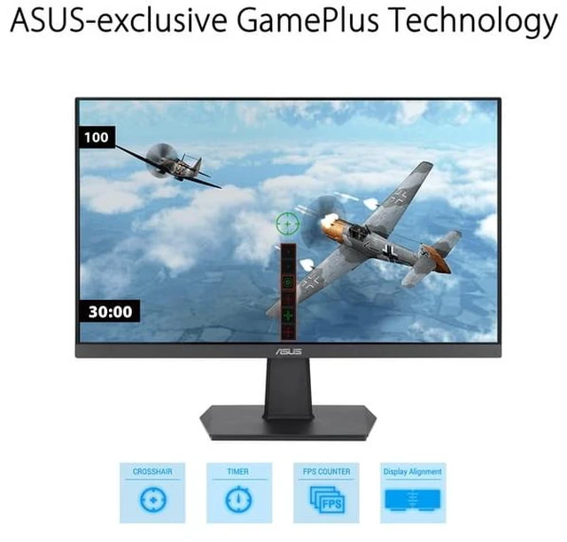 Alt view image 5 of 5 - ASUS 24" 100Hz IPS Gaming Monitor (VZ24EHF) - 1ms Full HD - Ultra-Slim