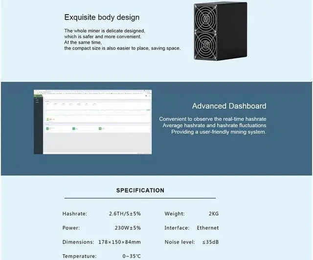 Alt view image 3 of 5 - Goldshell KD BOX PRO 2.6T NEW RELEASE READY TO DELIVERY