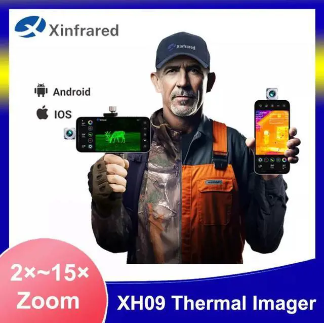 Main image of Xinfrared XH09 Thermal Imaging Camera Imager Hunting Nspection for Android IOS for iPhone iOS