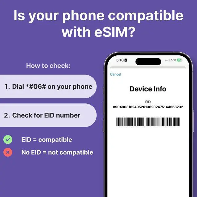 Alt view image 12 of 12 - Jethro Mobile - eSIM USA (30 Days), 10GB High-Speed Data, Unlimited Talk, Text, & Data, Mobile Hotspot, Phone Plan for Canadian Travelers to the US, International Calling to Canada Included (1 Month)