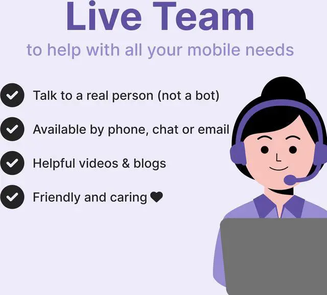 Alt view image 6 of 10 - Jethro Mobile - eSIM USA for Canadian Travelers, Unlimited Talk & Text, Uses T-Mobile Network, 90 Days Service with Easy Activation and International Calling to Canada