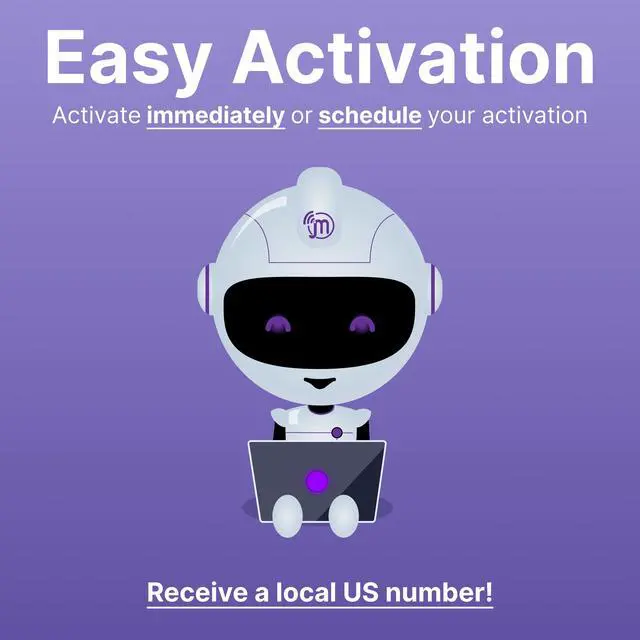 Alt view image 9 of 13 - Jethro Mobile - eSIM USA for Canadian Travelers, Unlimited Talk, Text, 4GB High-Speed Data, Uses T-Mobile Network, 180 Days Service with Easy Activation & International Calling to Canada